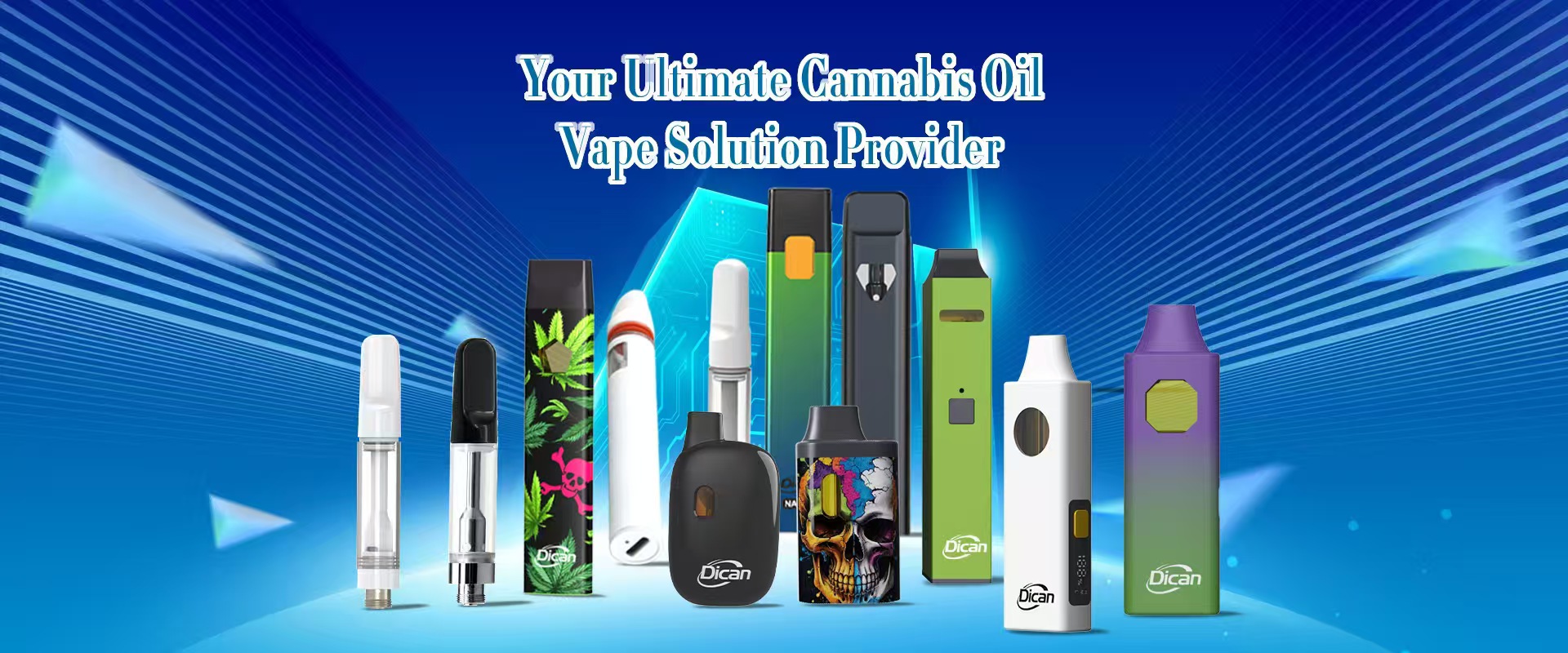 Kiina kannabisöljy kertakäyttöinen vape -OEM -valmistaja - Dican Vape