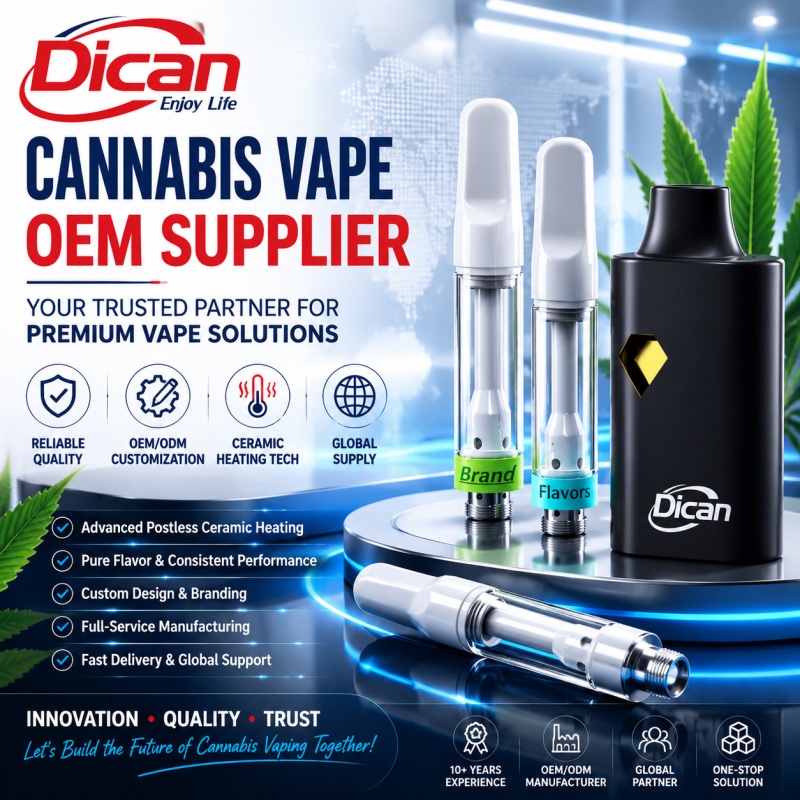Etsitkö luotettavaa kannabisöljyvape OEM -toimittajaa?