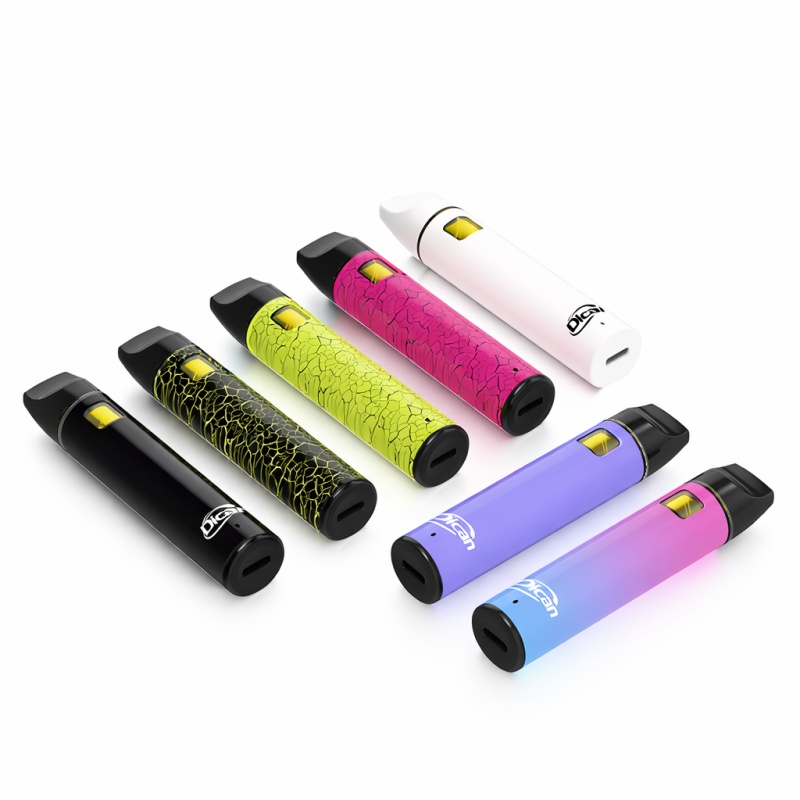 Postless kertakäyttöinen Cannabis Vape Pen Live Resinille ja hartsiöljyille
